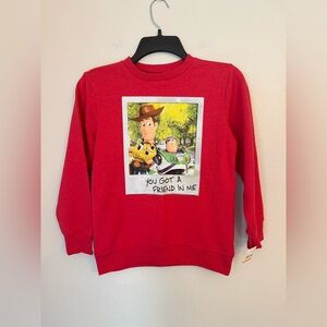 NWT Disney Pixar Kids Toy Story Crewneck Sweater - Size Small